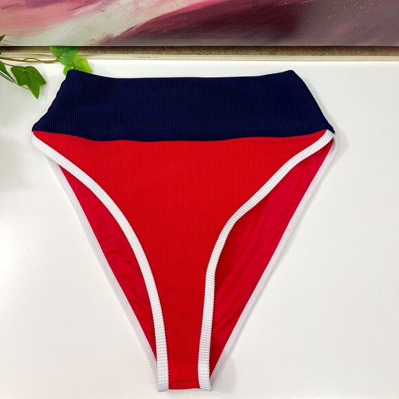 New BEACH RIOT Eva Bottom in‎ Americana Colorblock Size S - Picture 4 of 11